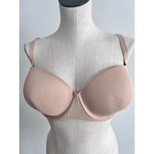 Auden Lightly Lined Strapless Removable Bra Beige Size 38DD